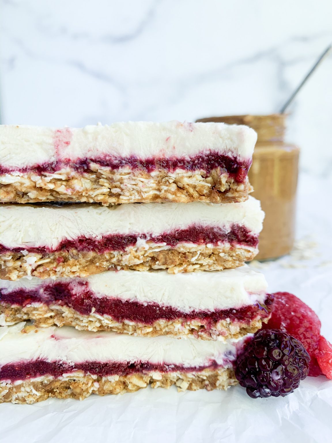 Granola & Berries Frozen Yogurt Bars Wellness by Kay