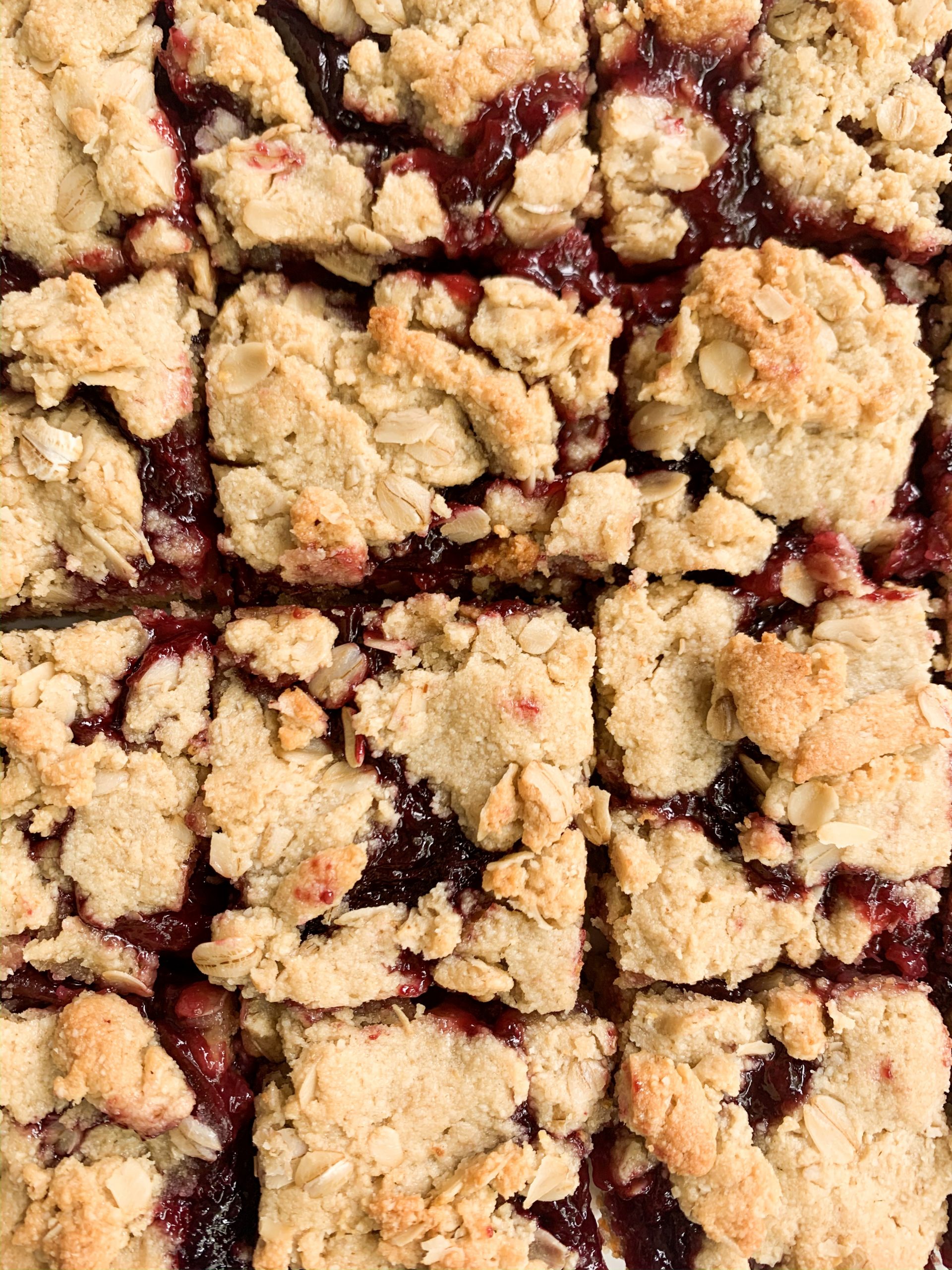 Cherry Pie Crumble Bars - Wellness by Kay