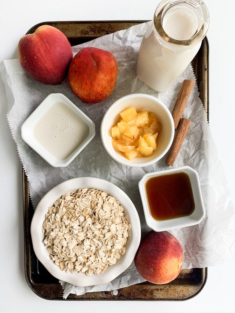 peaches and cream oatmeal ingredients