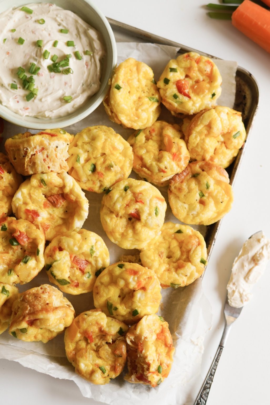 Cream Cheese & Veggie Egg Bites Wellness by Kay