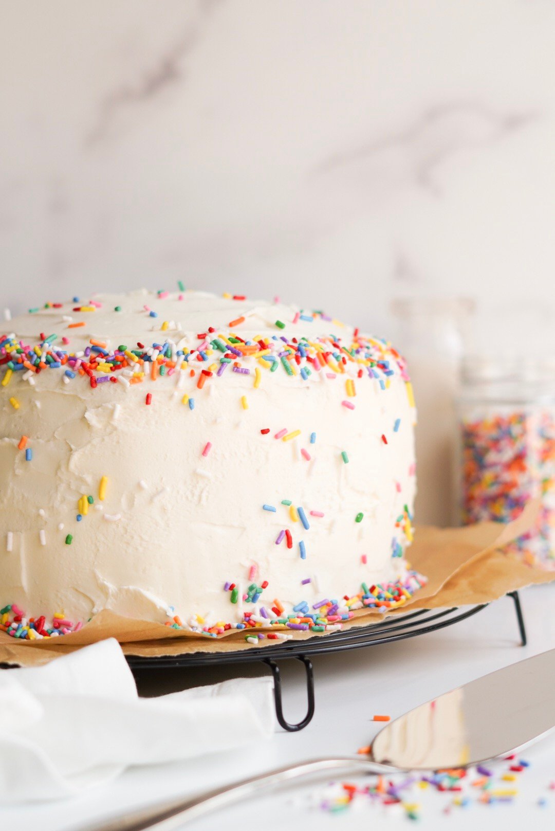 Homemade Funfetti Cake - Wellness by Kay
