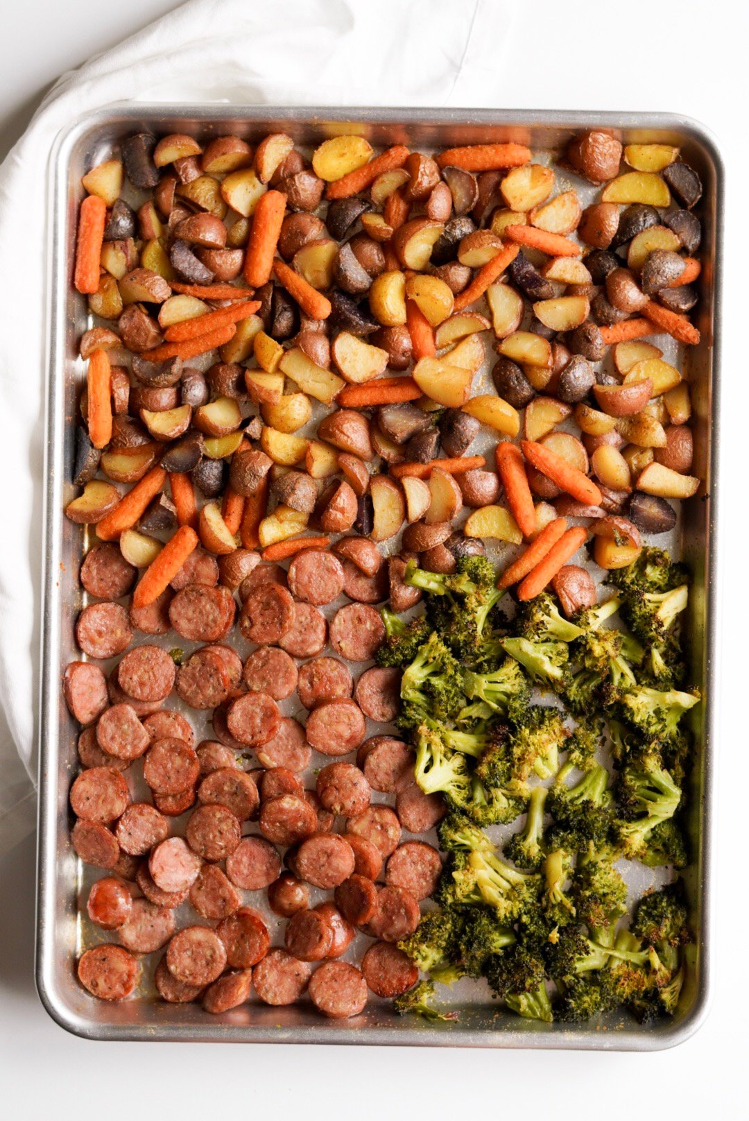 Chicken Apple Sausage Sheet Pan Dinner - Wellness by Kay