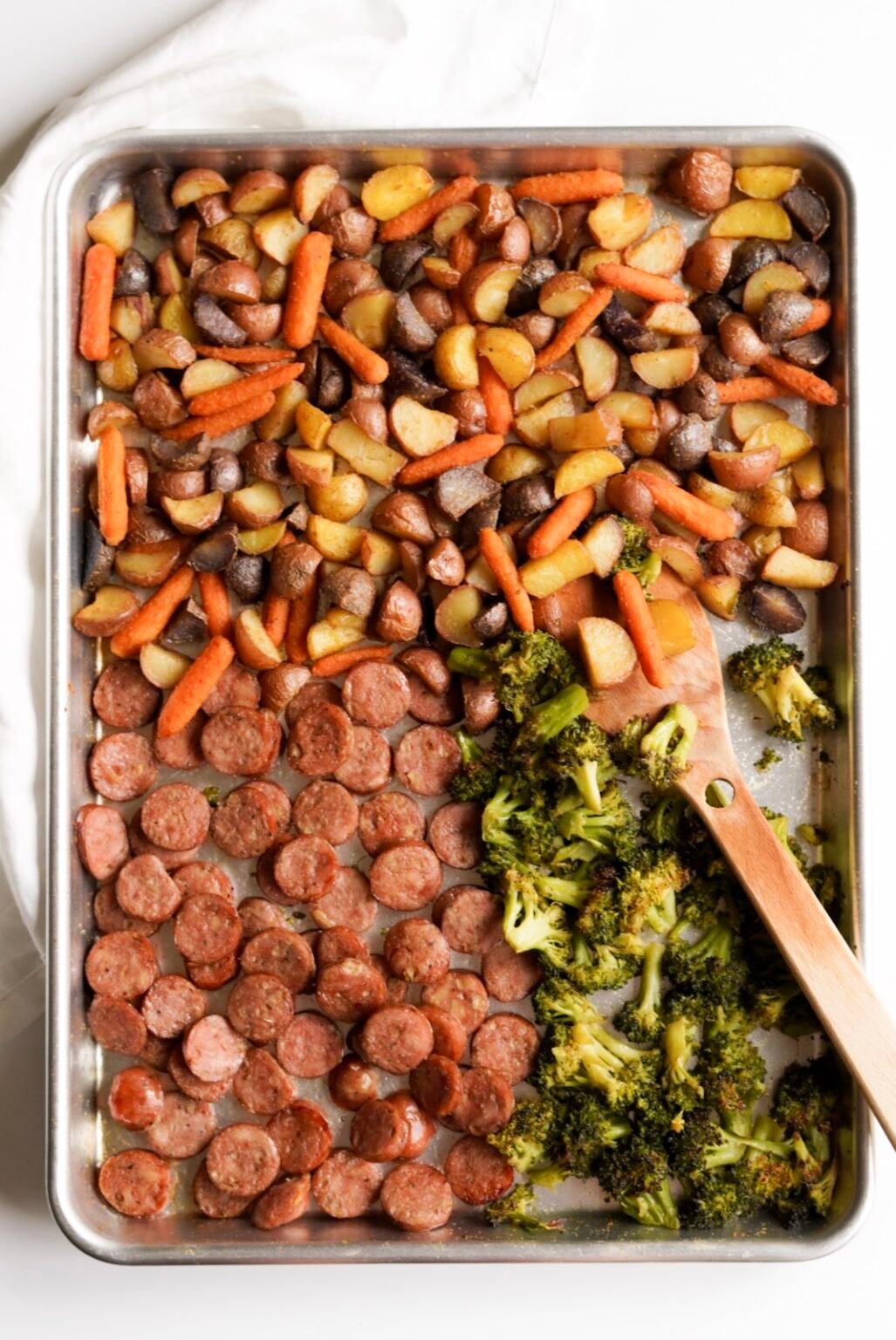 Chicken Apple Sausage Sheet Pan Dinner - Wellness by Kay