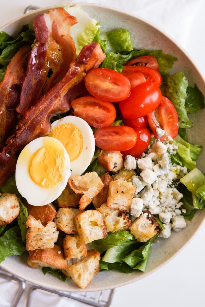 Cobb Salad with Homemade Croutons