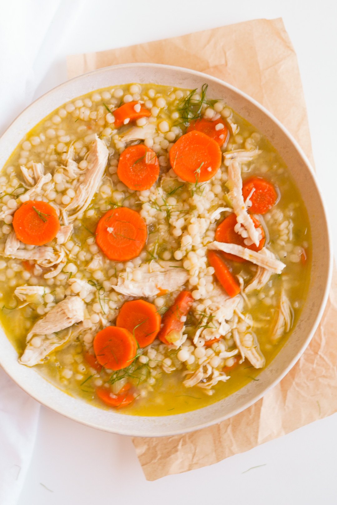 Chicken Couscous Soup Wellness by Kay