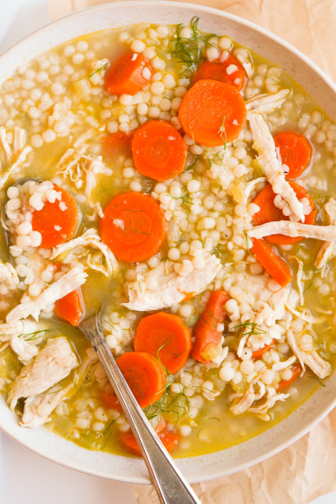 Chicken Couscous Soup Wellness by Kay