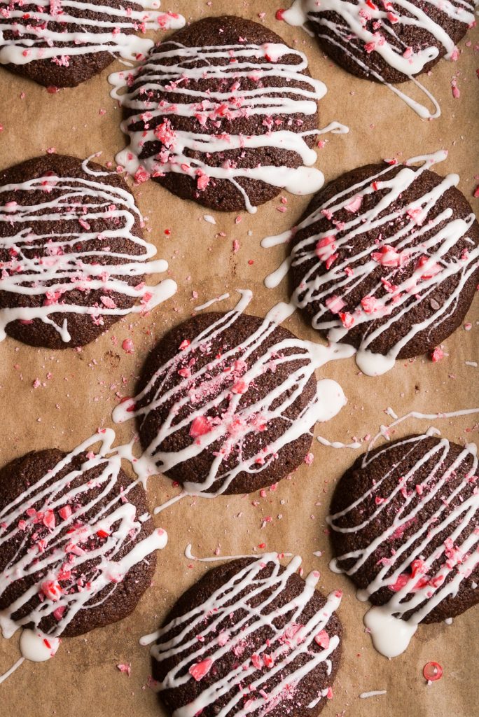 Healthy Chocolate Peppermint Cookies