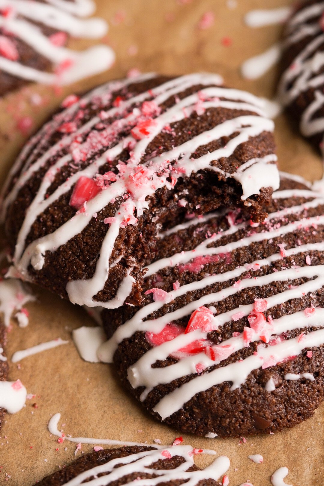 gf chocolate peppermint cookies