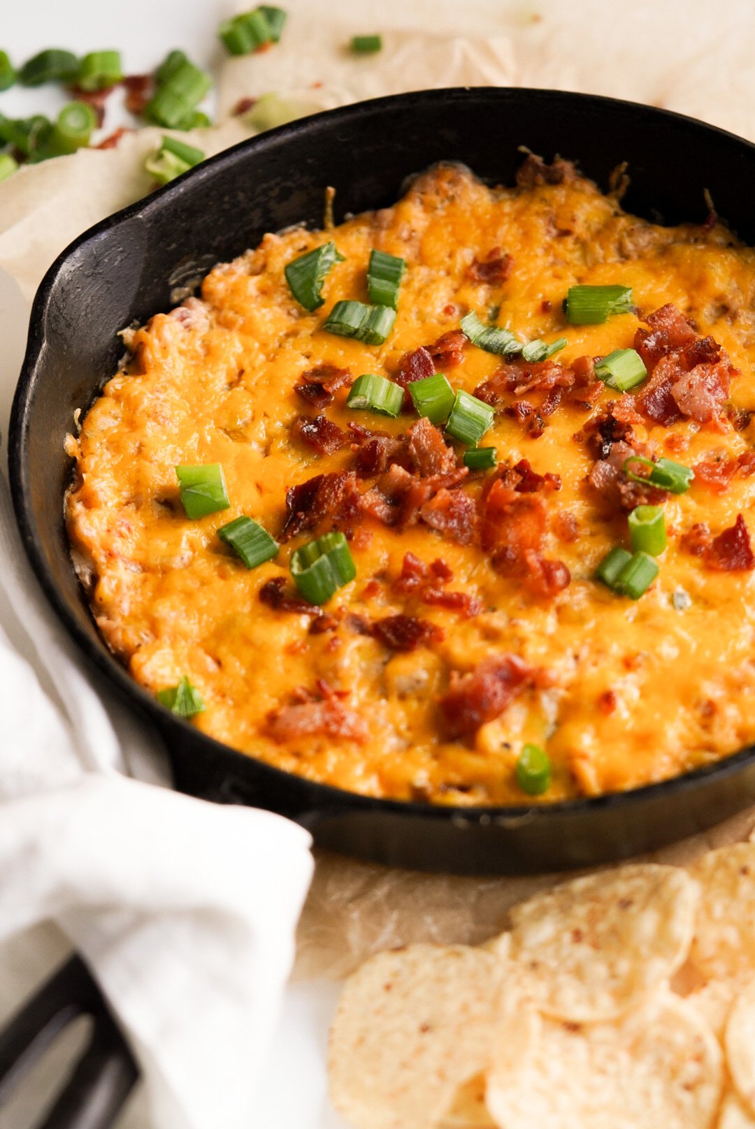 Cheesy Bacon Corn Dip Wellness by Kay