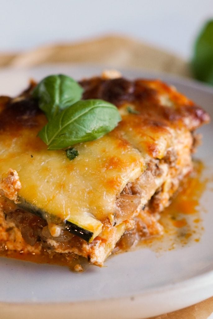 Zucchini Lasagna with Meat