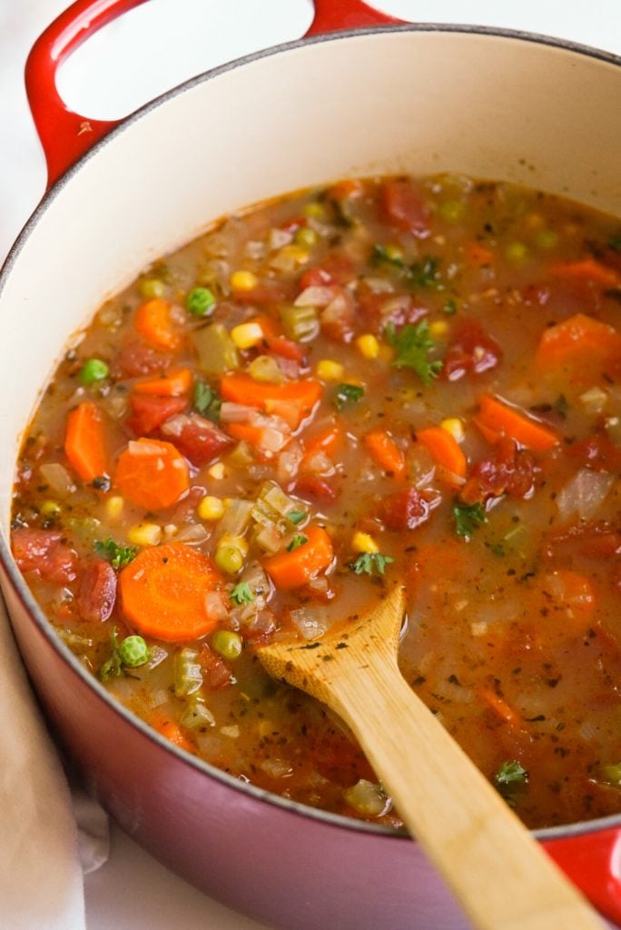 Homemade Vegetable Gnocchi Soup