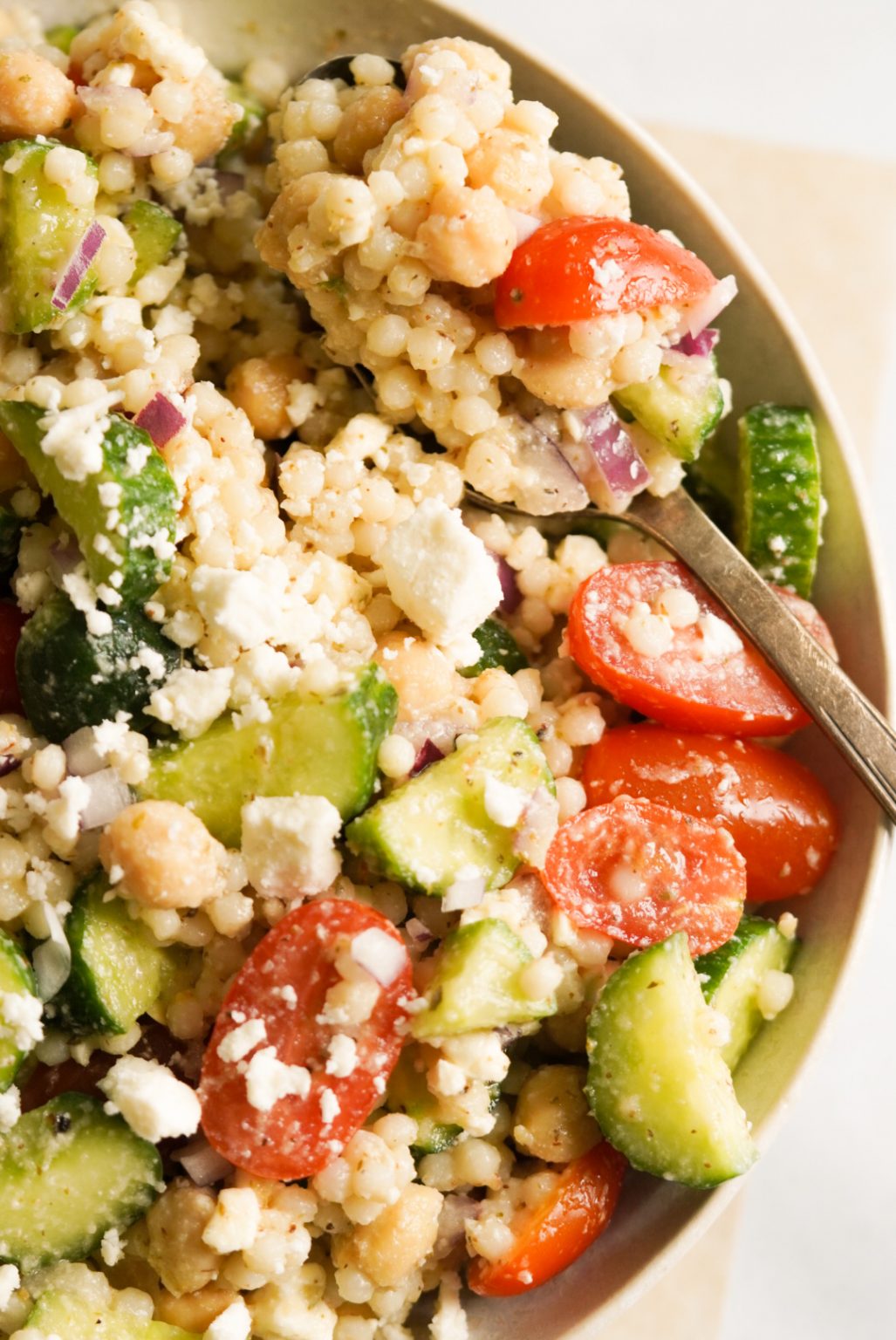 Mediterranean Chickpea Couscous Salad Wellness by Kay