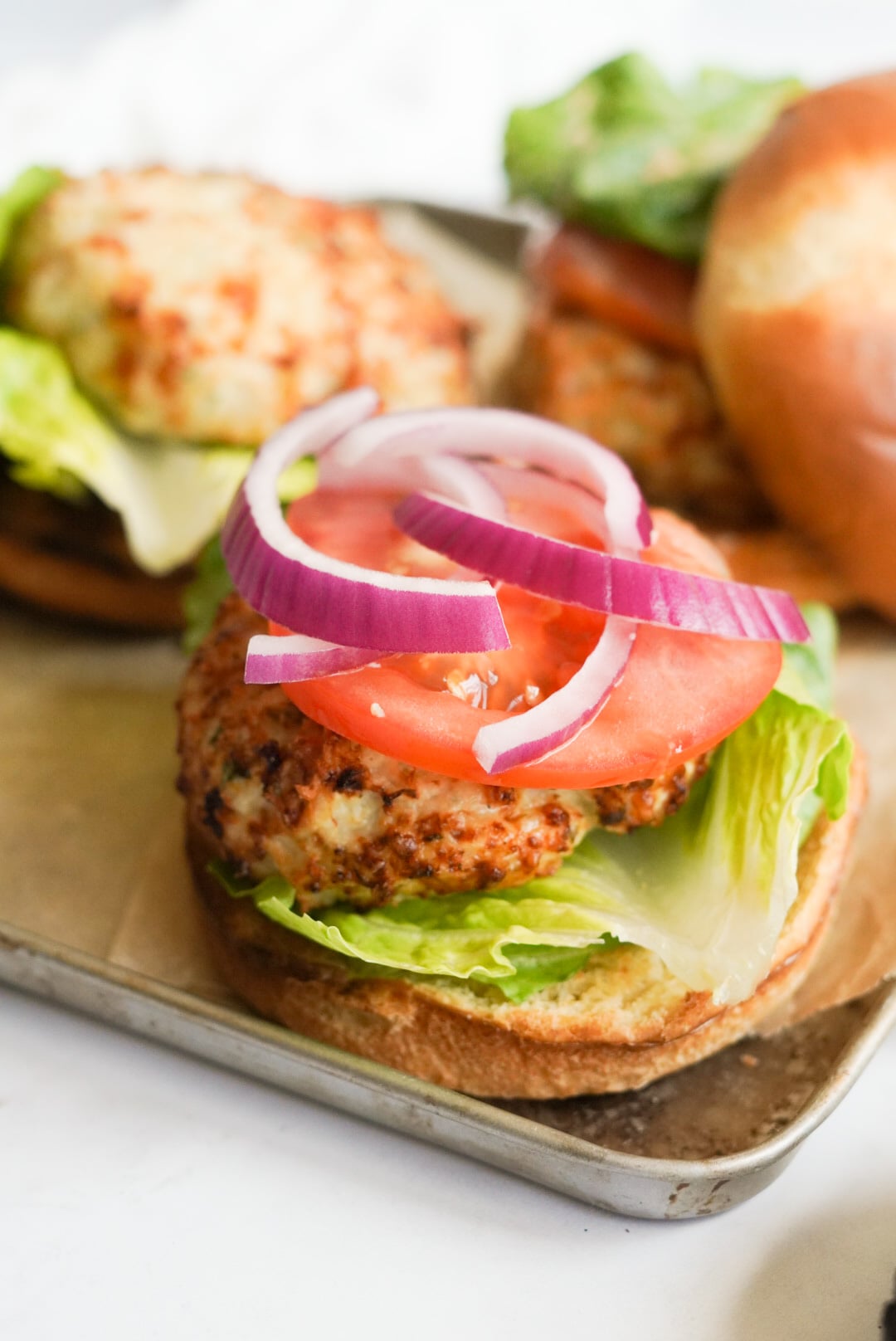 Juicy Air Fryer Ground Chicken Burgers Wellness by Kay