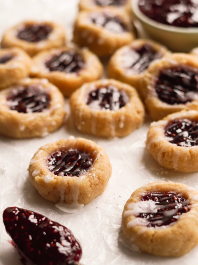 Gluten Free Raspberry Thumbprint Cookies Recipe