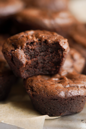 Mini Fudge Brownie Bites (Web Story)