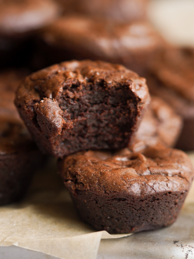 Mini Fudge Brownies Bites Recipe