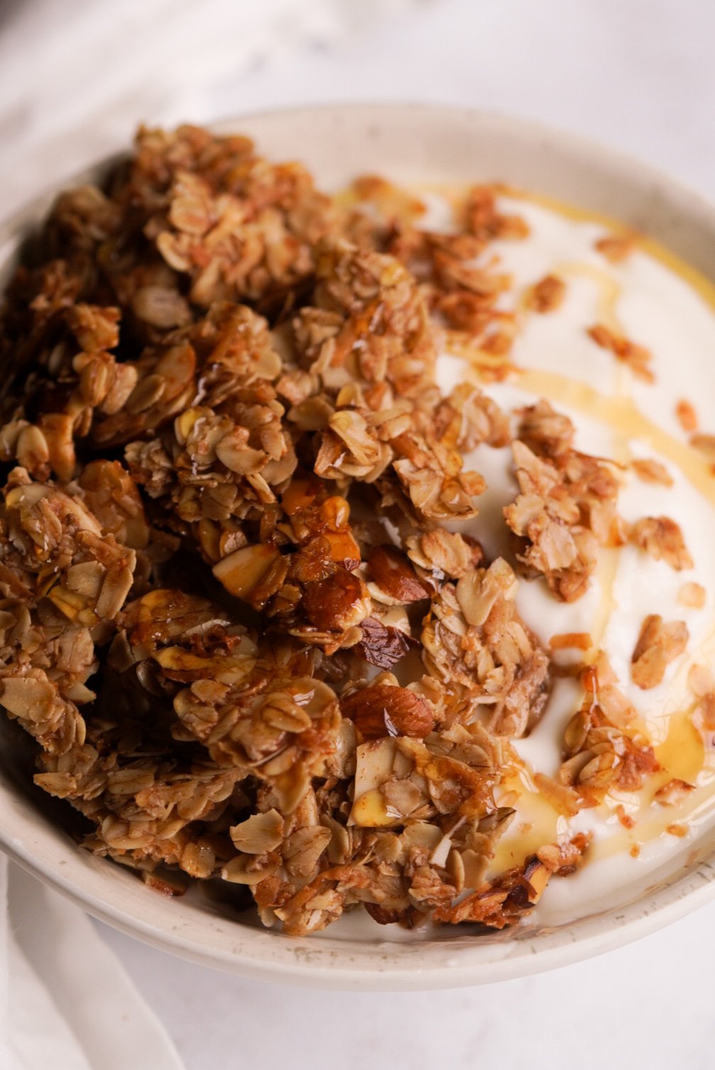 Crunchy Homemade Granola Clusters with Honey Wellness by Kay
