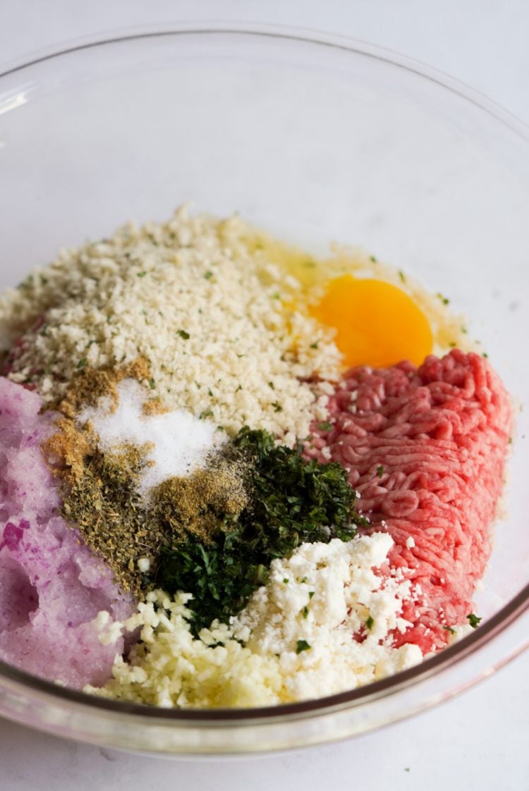 Greek Lamb & Feta Meatballs with Tzatziki Sauce - Wellness by Kay