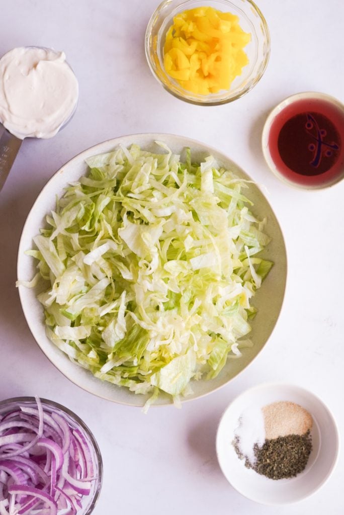 TikTok grinder salad ingredients