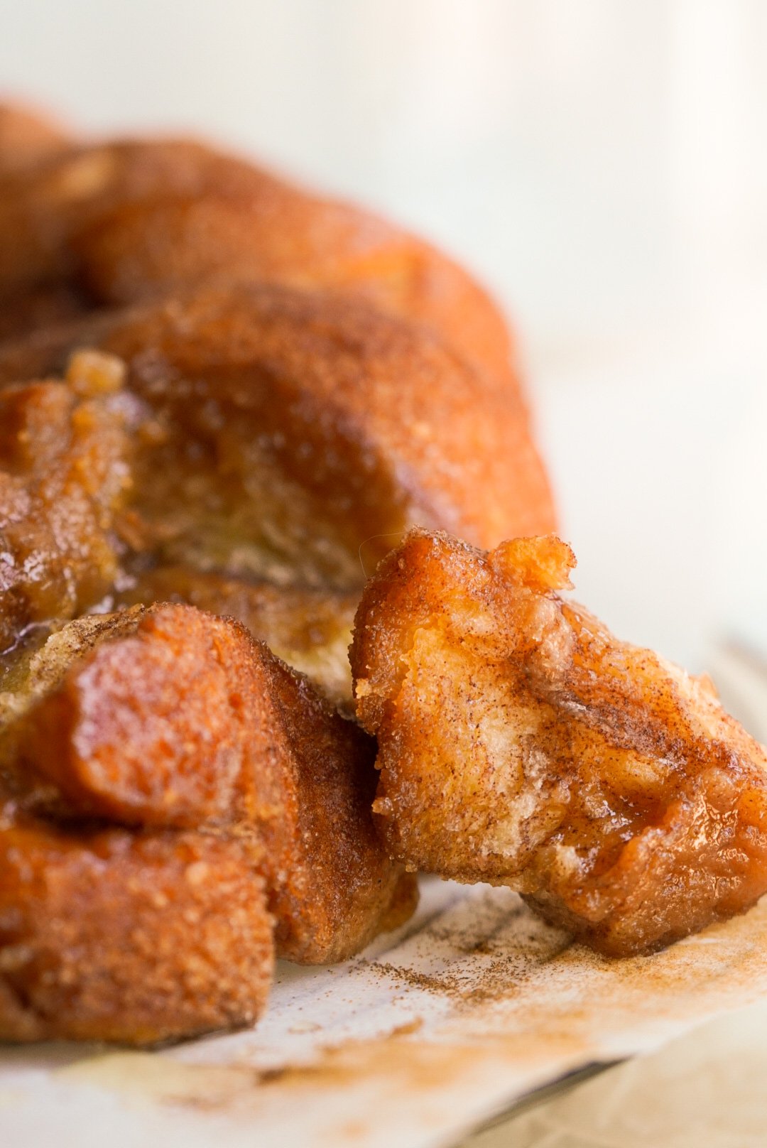 Cinnamon Monkey Bread with Crescent Rolls (PullApart Bread) Wellness by Kay