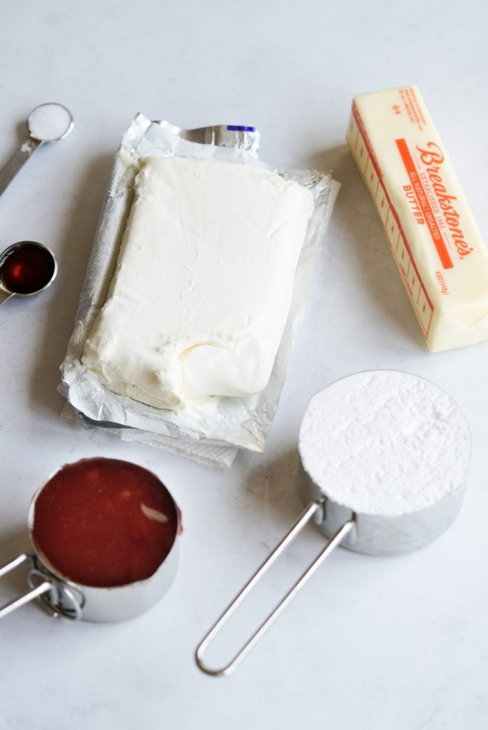 strawberry cream cheese frosting ingredients