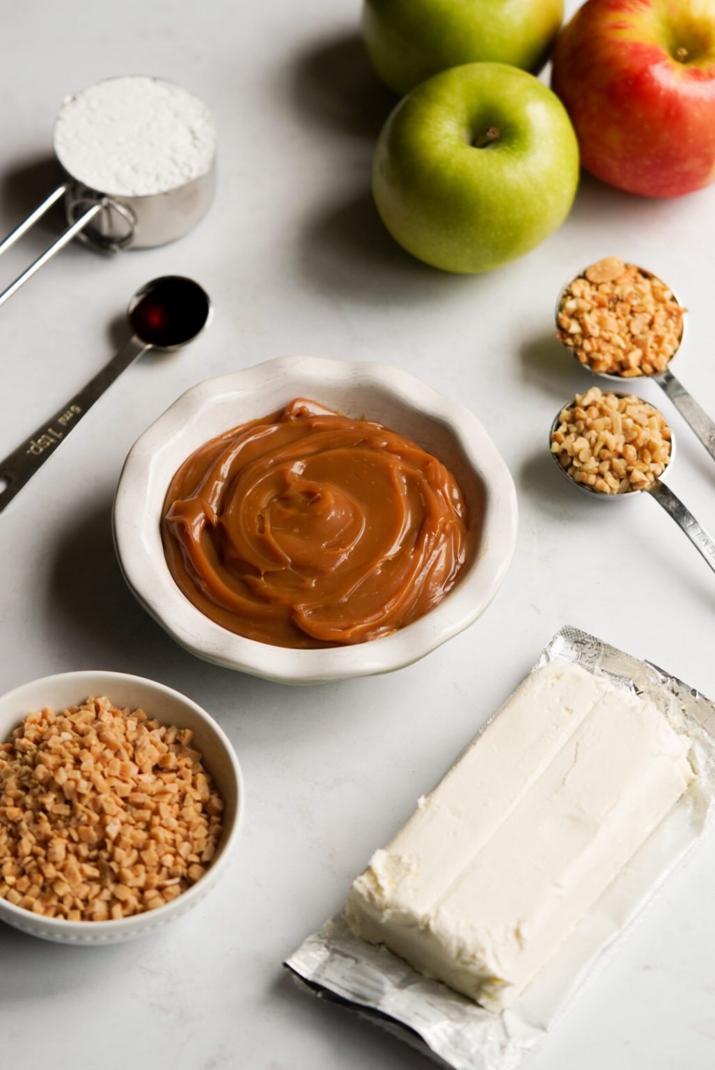 Cream Cheese Caramel Apple Dip with Toffee Bits Wellness by Kay