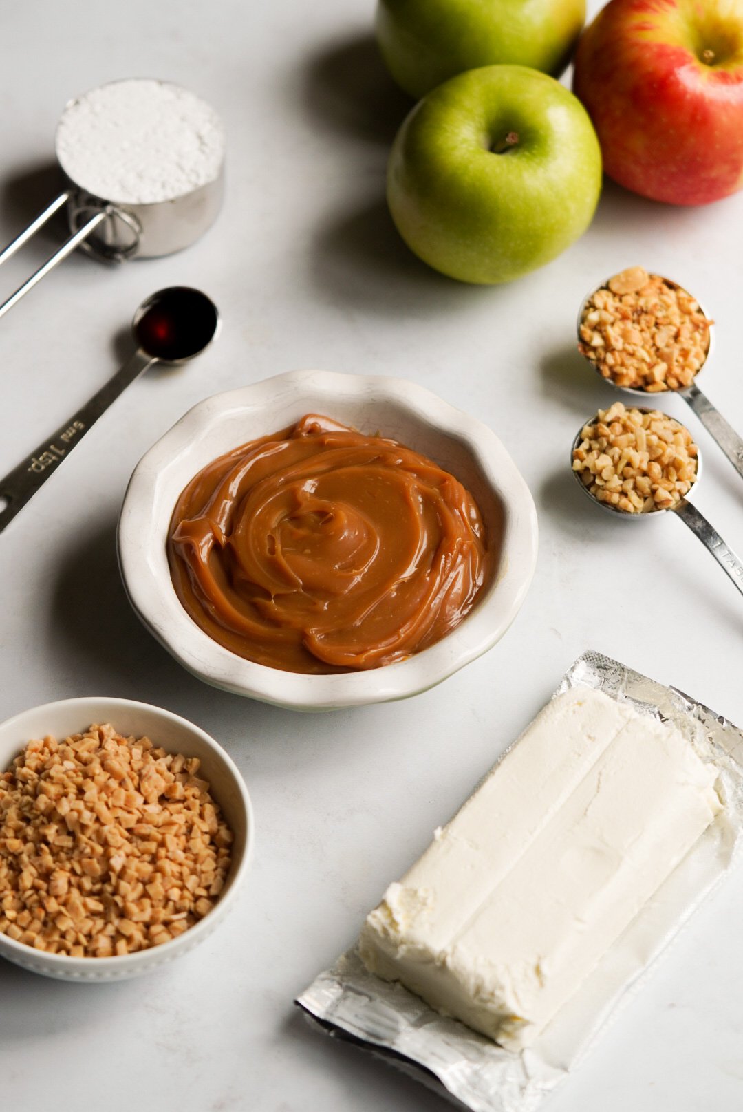 Cream Cheese Caramel Apple Dip with Toffee Bits Wellness by Kay
