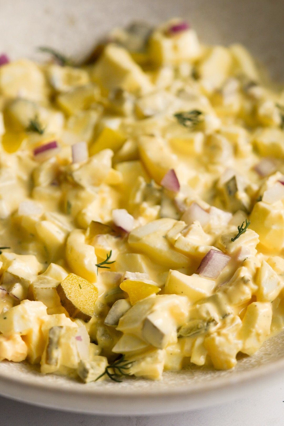 Egg Salad with Pickles - Wellness by Kay