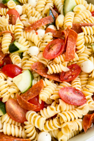 Italian Pasta Salad Web Story Cover