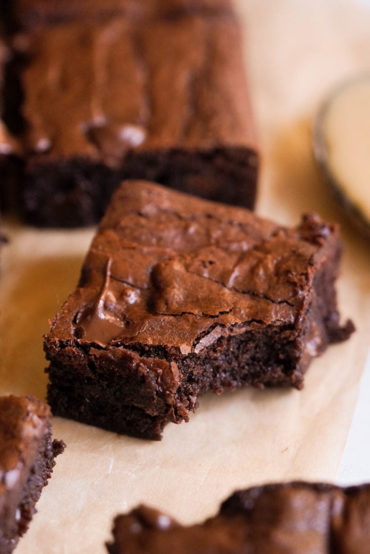 Best Chocolate Tahini Brownies - Wellness by Kay