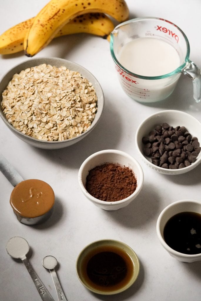 brownie oats ingredients