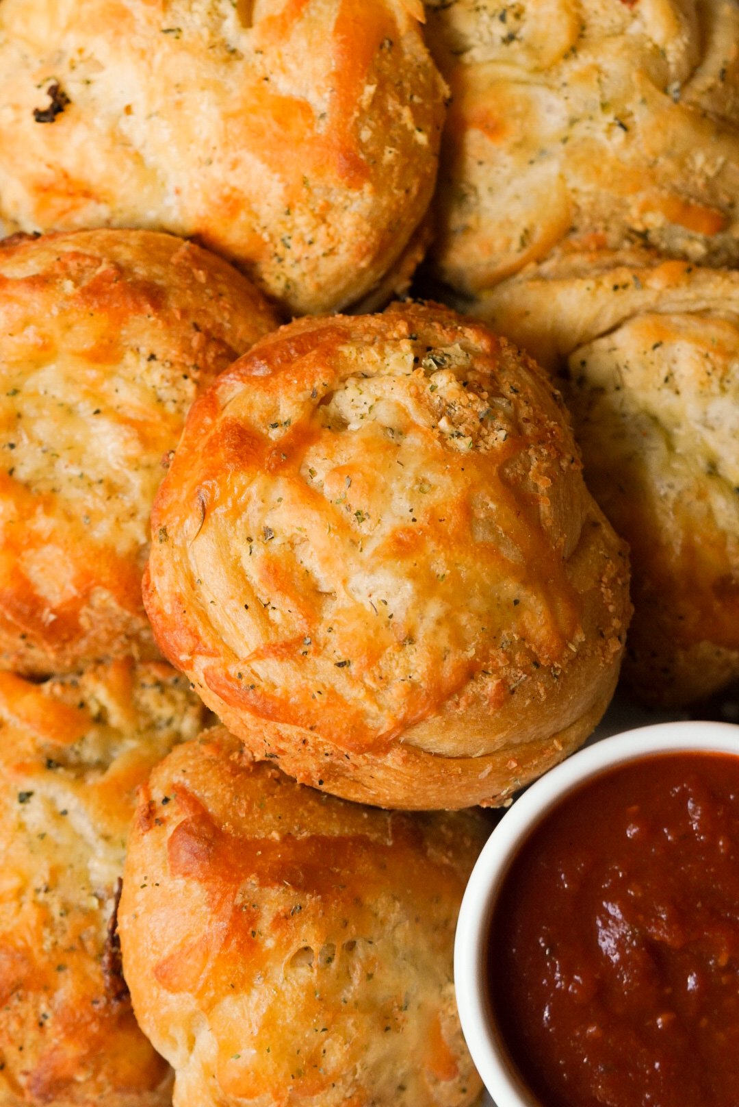 Homemade Garlic Parmesan Crescent Rolls (or plain)