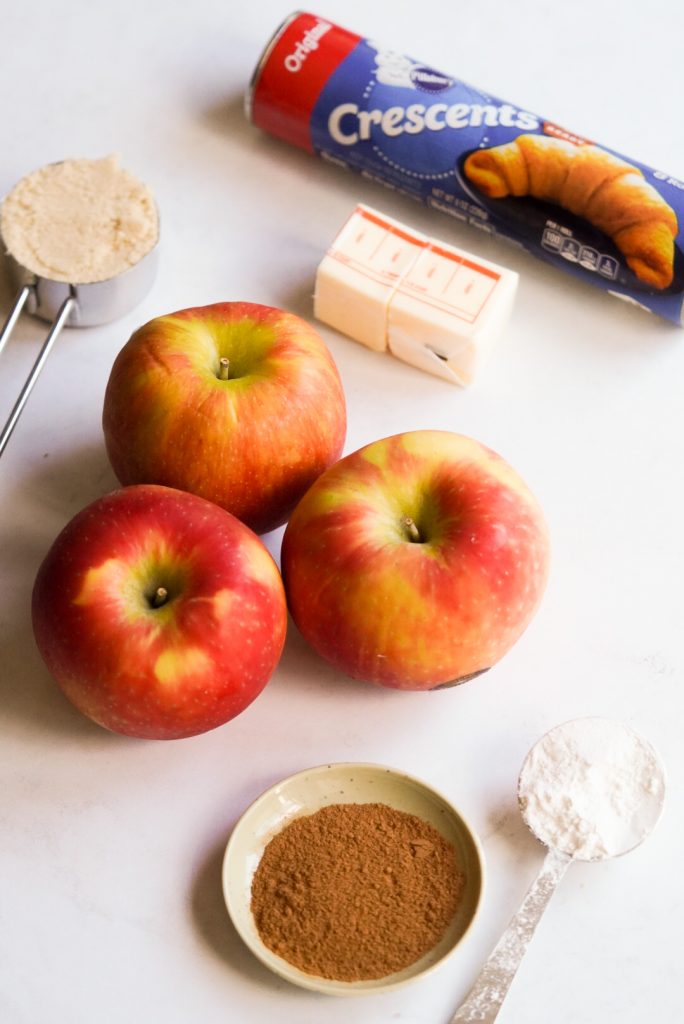 crescent roll apple dessert ingredients