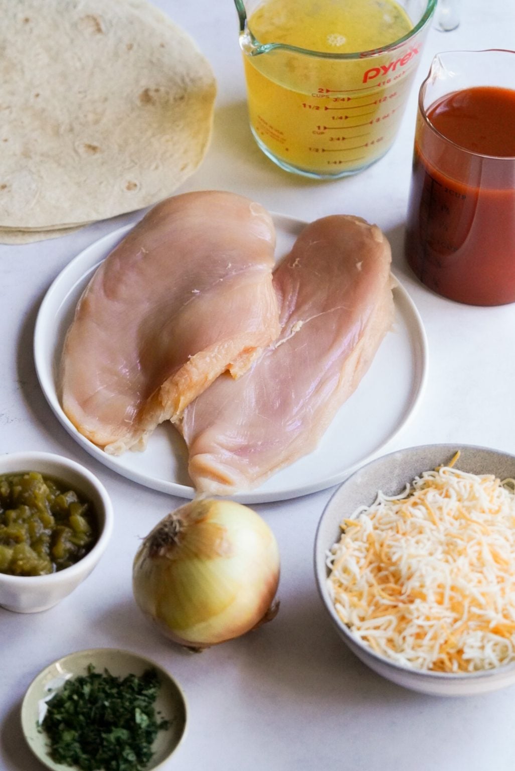 Easy Instant Pot Chicken Enchiladas Wellness by Kay