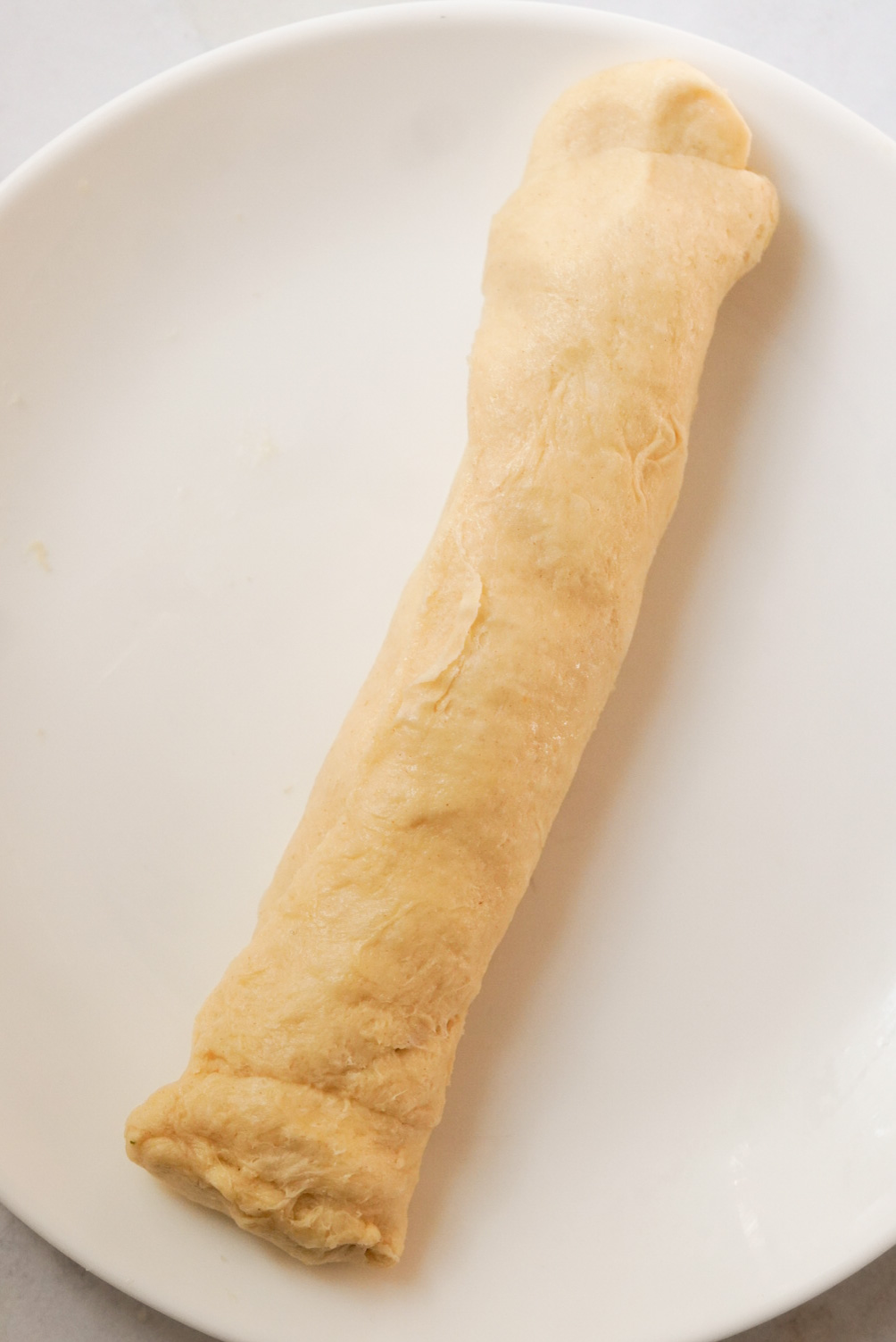 rolled up crescent dough