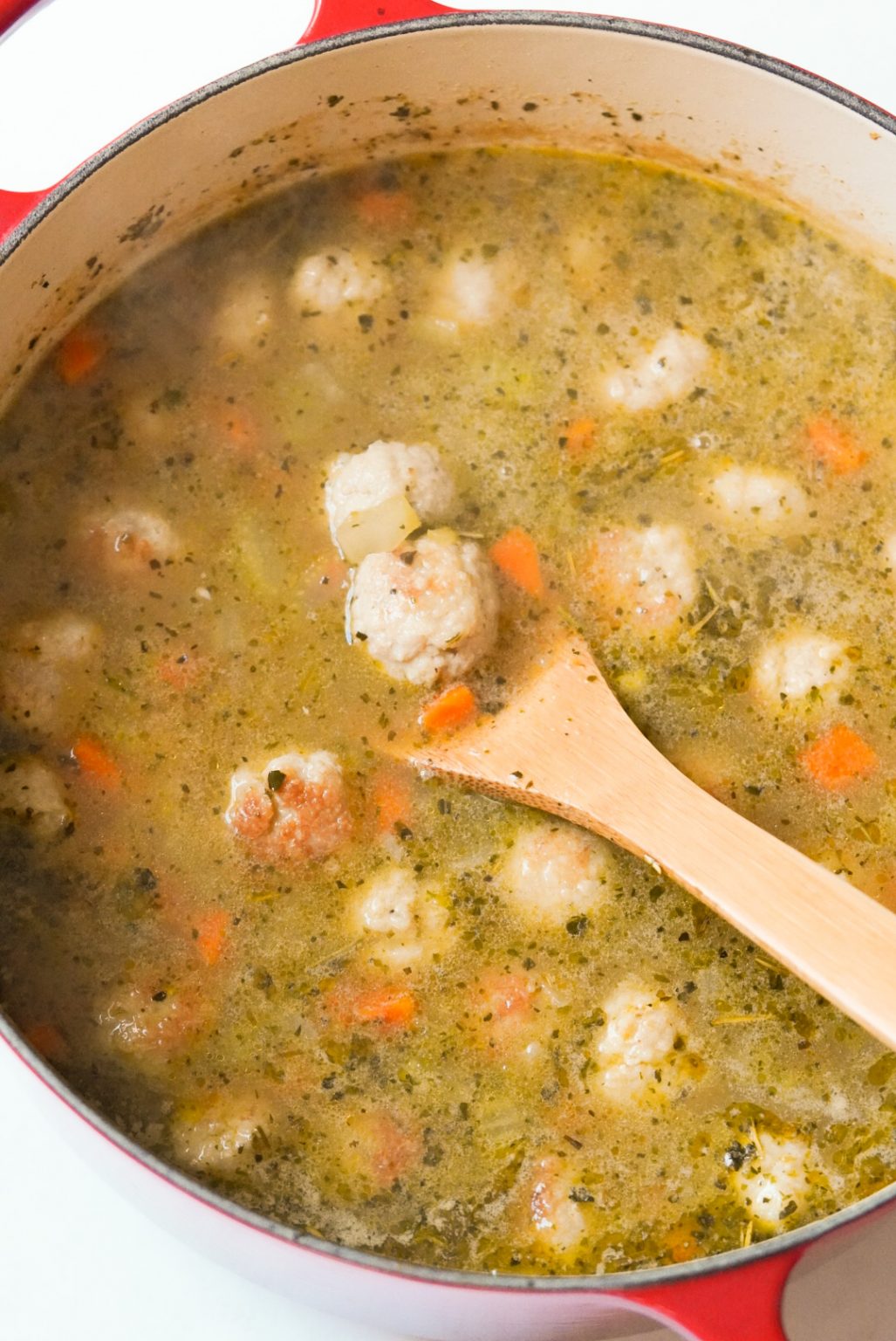 Chicken Meatball Soup Wellness By Kay