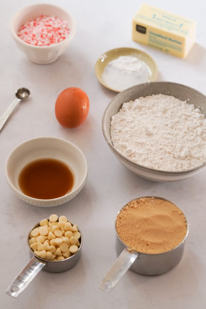 peppermint white chocolate cookie ingredients