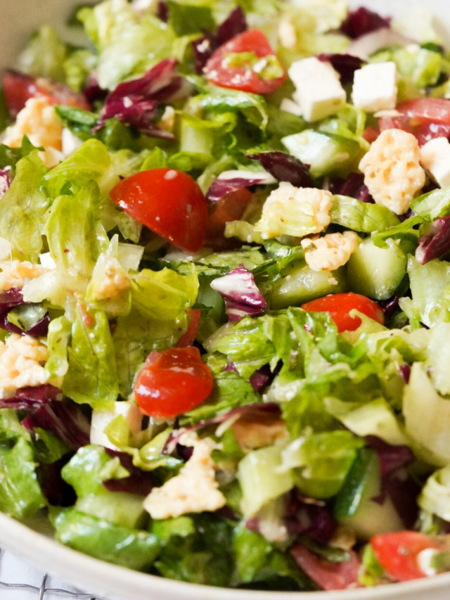 Mediterranean Chopped Salad Recipe