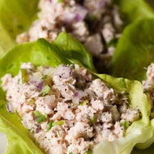 Healthy Tuna Salad Lettuce Cups Recipe - The Lemon Bowl®