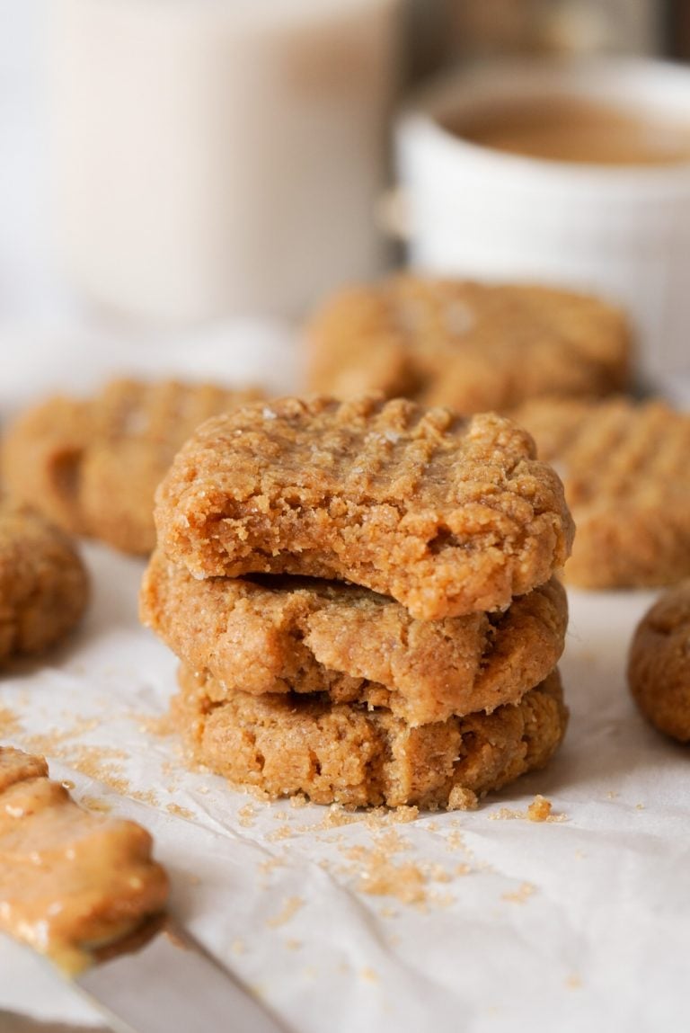 Almond Flour Peanut Butter Cookies (Gluten Free!) - Wellness by Kay