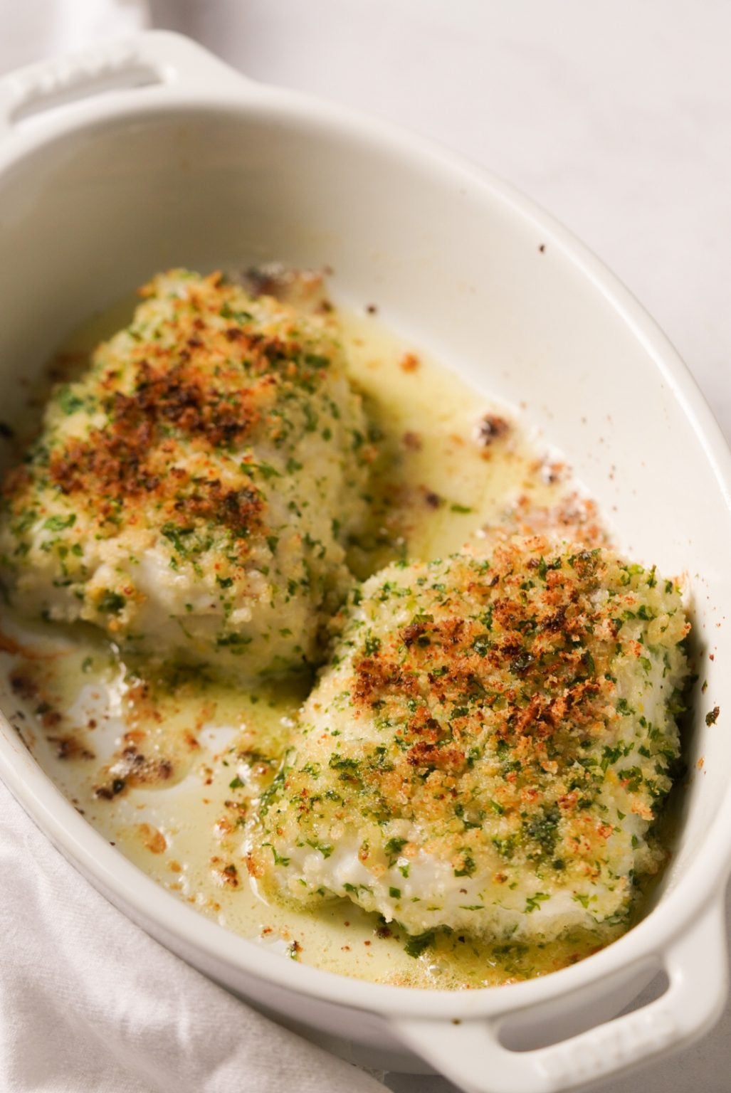 Baked Parmesan Crusted Cod - Wellness by Kay