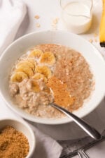 Bananas and Cream Oatmeal - Wellness by Kay