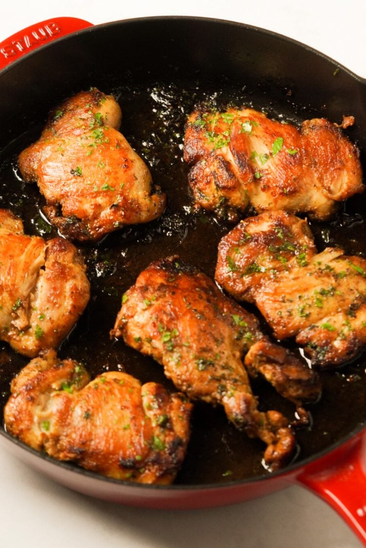 Pan Seared Chicken Thighs Wellness by Kay