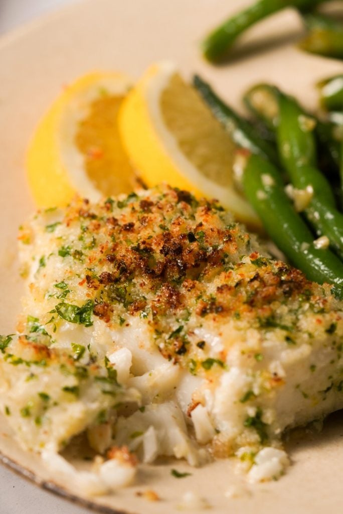baked parmesan crusted cod