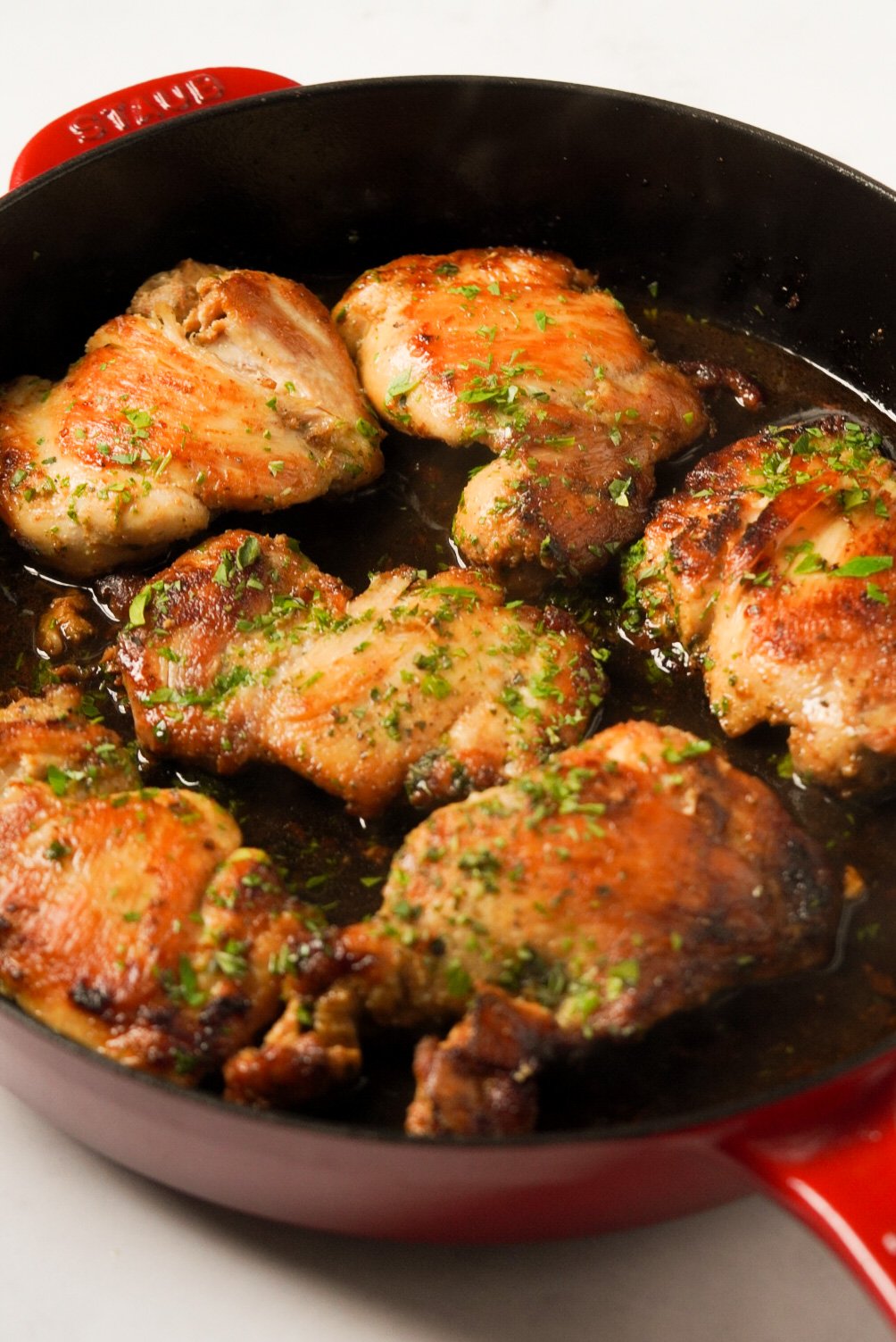 Pan Seared Chicken Thighs - Wellness by Kay