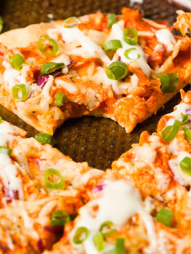 Buffalo Chicken Flatbread Pizza Recipe