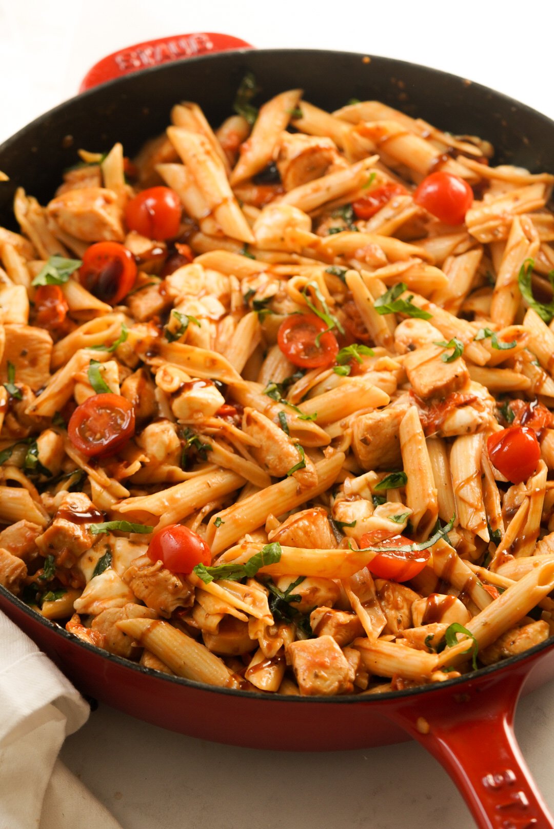 Chicken Caprese Pasta - Wellness by Kay