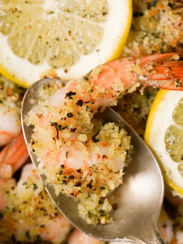 Baked Shrimp Oreganata Recipe Wellness By Kay