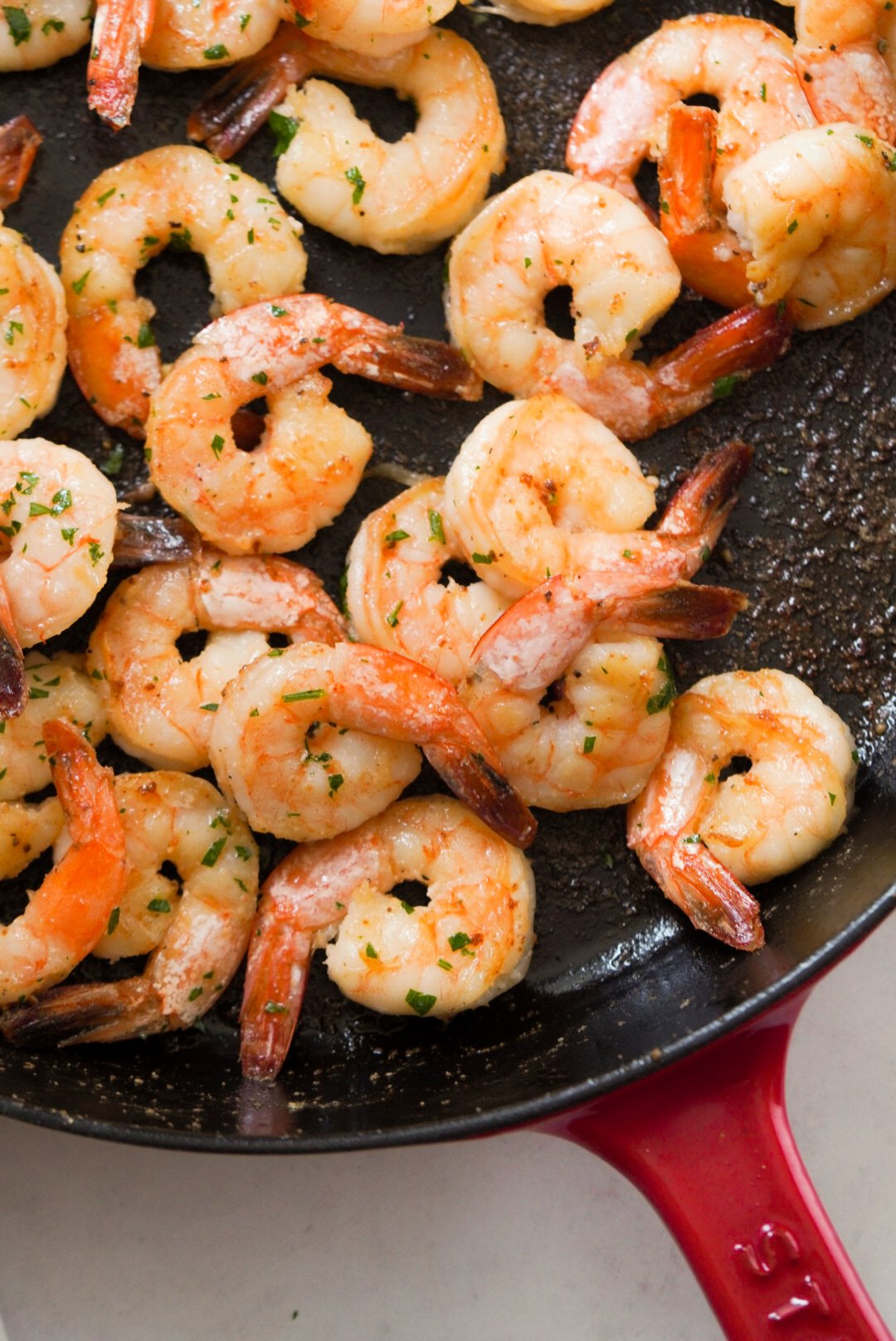 Easy Pan Seared Shrimp (How To Cook Shrimp On The Stove!) - Wellness by Kay