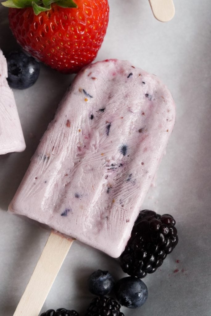 frozen high protein popsicle